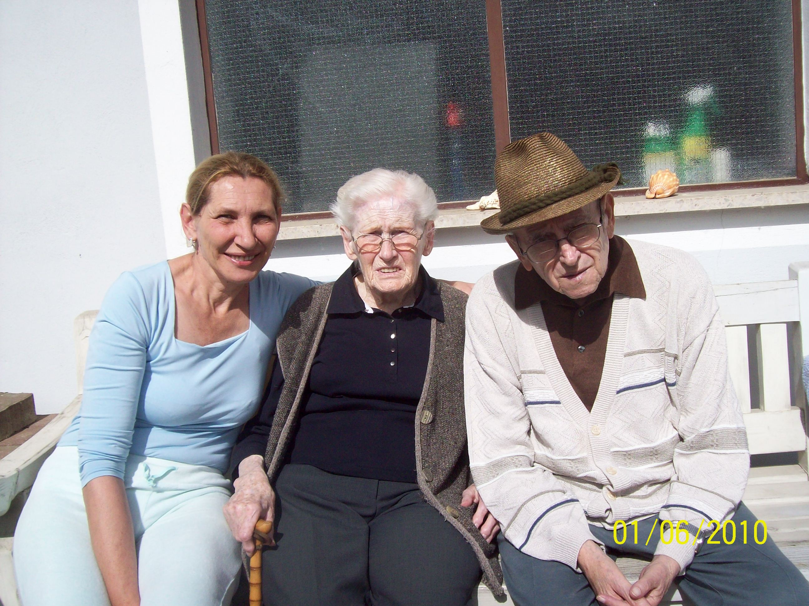 Opa Karl,Oma Elfride und Ich